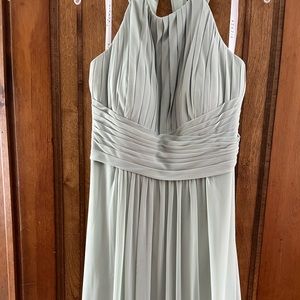 Azazie Winona in Dusty Sage size 14